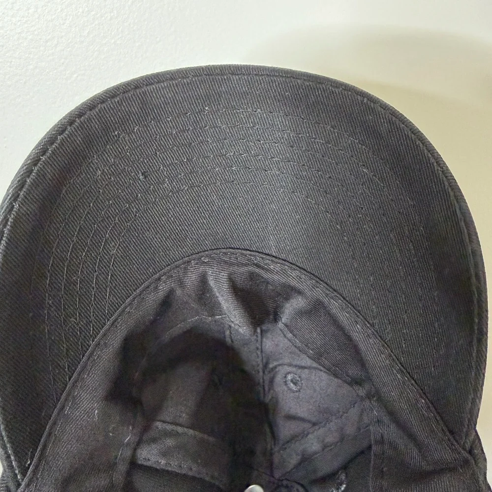 Tesla Adjustable Kids Black Hat w/ Red Embroidered Emblem Mini Elon